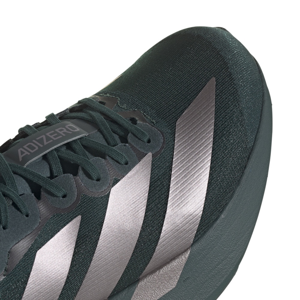 アディダス（adidas）（メンズ）ランニングシューズ トレーニングシューズ アディゼロ エヴォ SL M ダークグリーン JQ4663 スニーカー