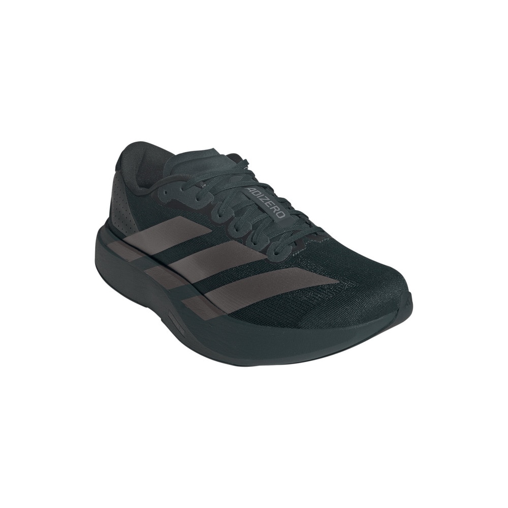 アディダス（adidas）（メンズ）ランニングシューズ トレーニングシューズ アディゼロ エヴォ SL M ダークグリーン JQ4663 スニーカー