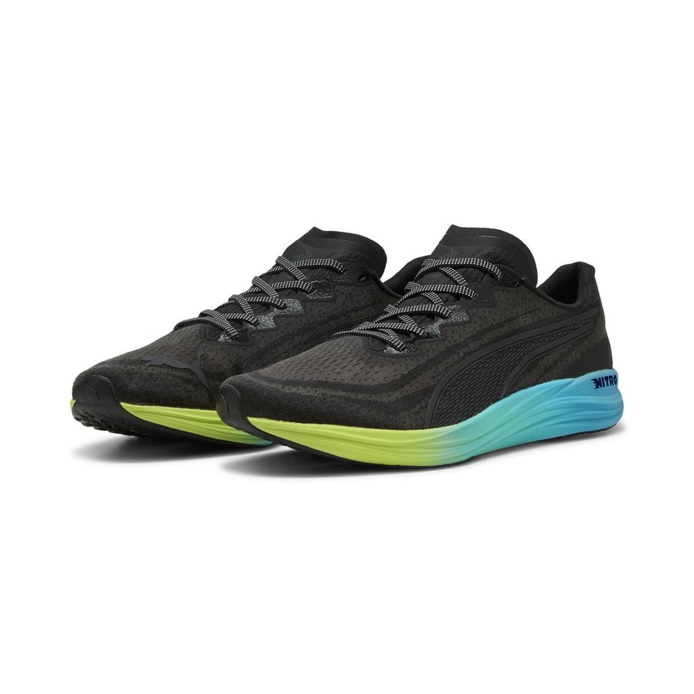 プーマ（PUMA）（メンズ）ランニングシューズ トレーニングシューズ 部活 プロピオ ニトロ ブラック 31142808 スニーカー