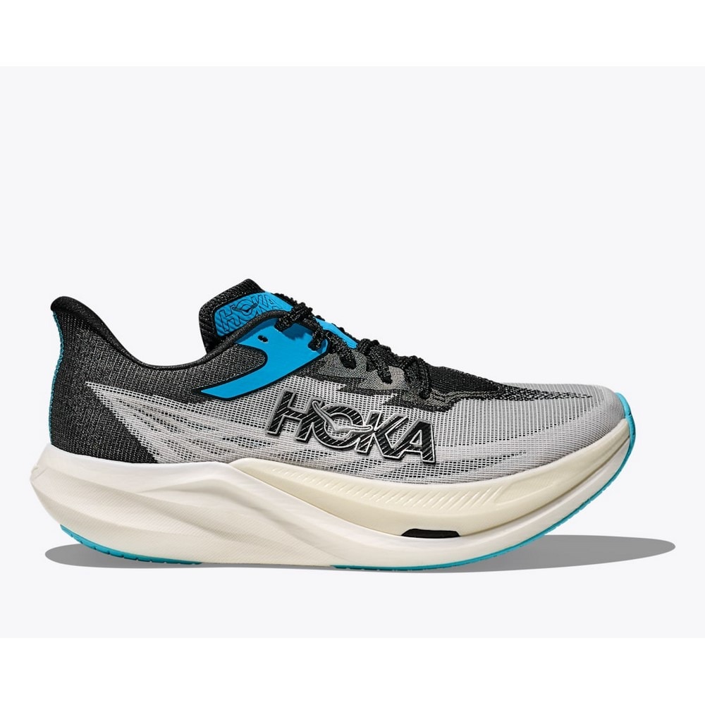 ホカ（HOKA）（メンズ、レディース）ランニングシューズ トレーニングシューズ 部活 ロケット X 3 1168724-WBLC
