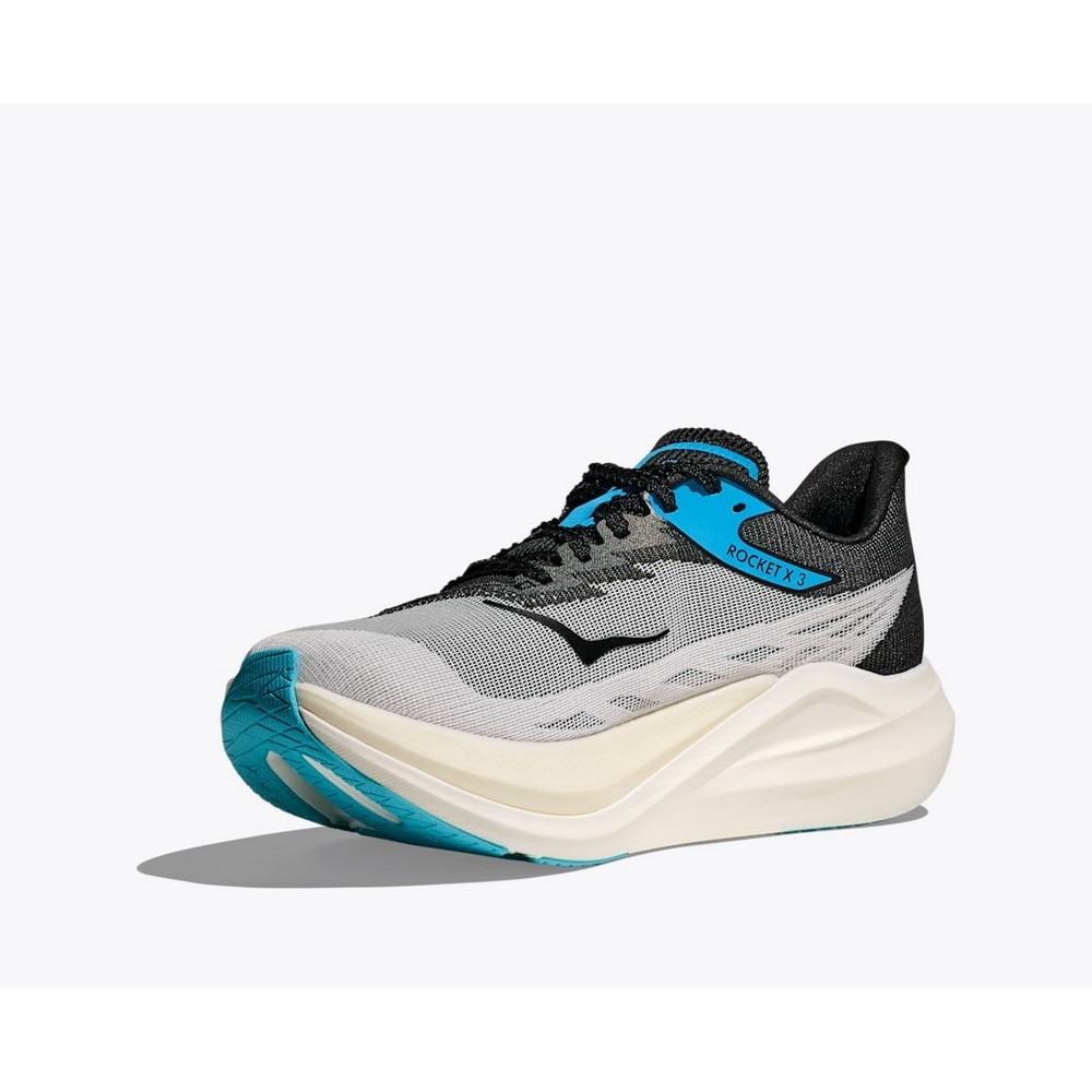 ホカ（HOKA）（メンズ、レディース）ランニングシューズ トレーニングシューズ 部活 ロケット X 3 1168724-WBLC
