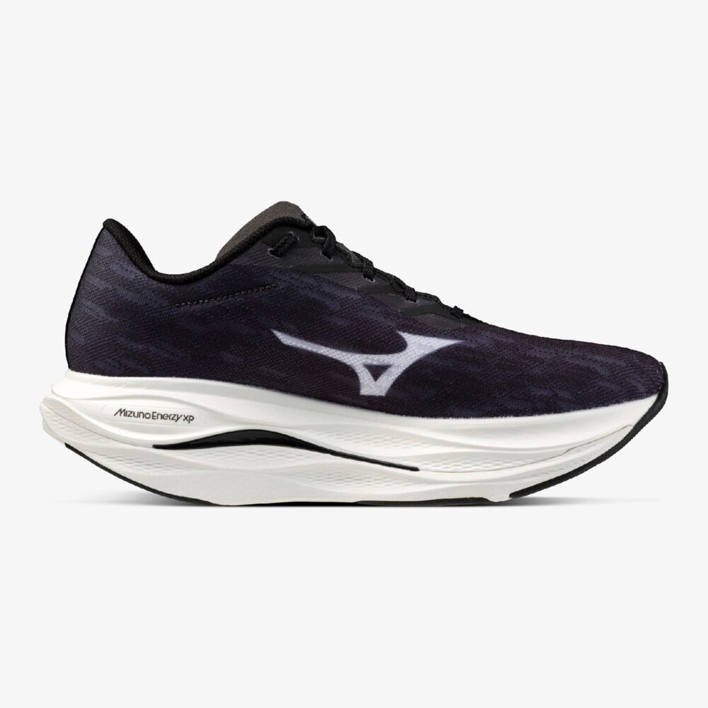 ミズノ（MIZUNO）（メンズ）【8月6日発売開始予定】ランニングシューズ 部活 ウエーブ リベリオン フラッシュ 3 ワイド ブラック ホワイト J1GC253701