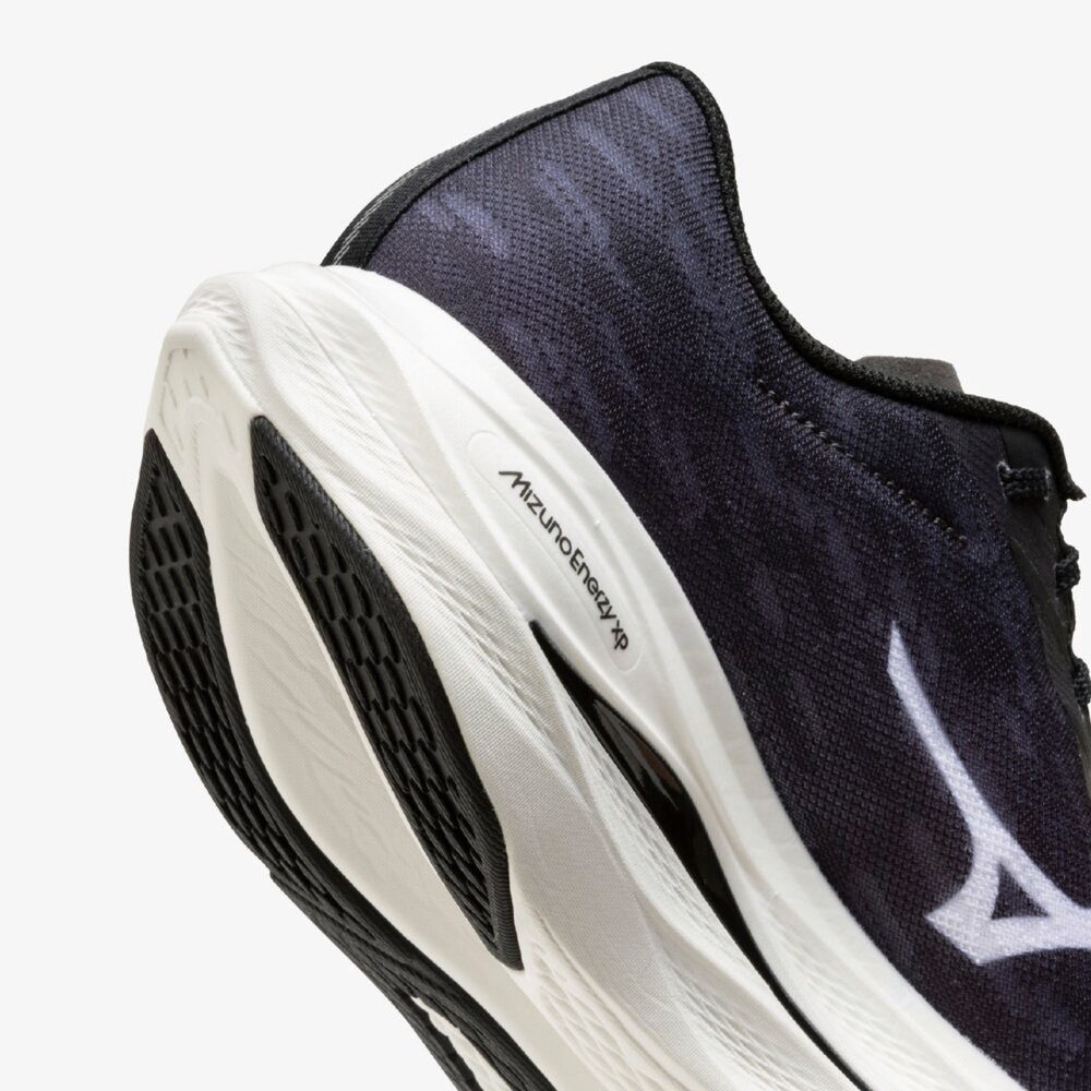 ミズノ（MIZUNO）（メンズ）【8月6日発売開始予定】ランニングシューズ 部活 ウエーブ リベリオン フラッシュ 3 ワイド ブラック ホワイト J1GC253701