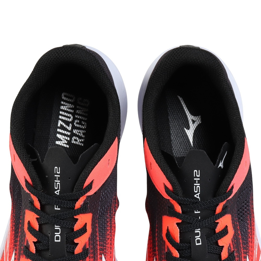 ミズノ（MIZUNO）（メンズ、レディース）ランニングシューズ トレーニングシューズ 部活 デュエルフラッシュ2 フラッシュオレンジ U1GD256001