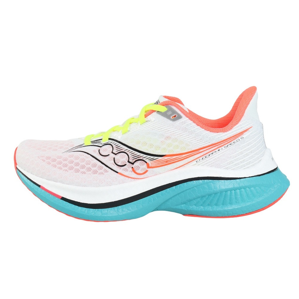 サッカニー（SAUCONY）（メンズ）ランニングシューズ トレーニングシューズ 部活 エンドルフィンスピード 5 S21007-97 WHT/MUTANT