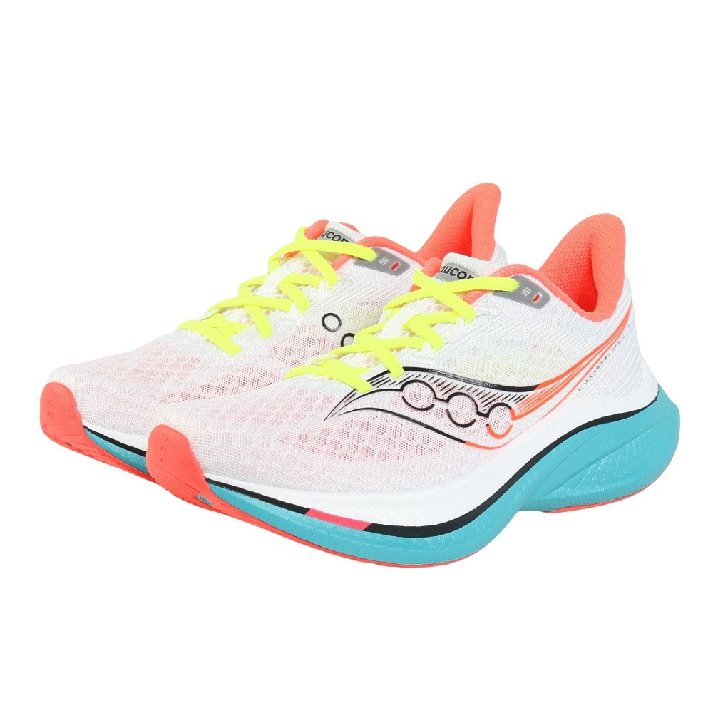 サッカニー（SAUCONY）（メンズ）ランニングシューズ トレーニングシューズ 部活 エンドルフィンスピード 5 S21007-97 WHT/MUTANT