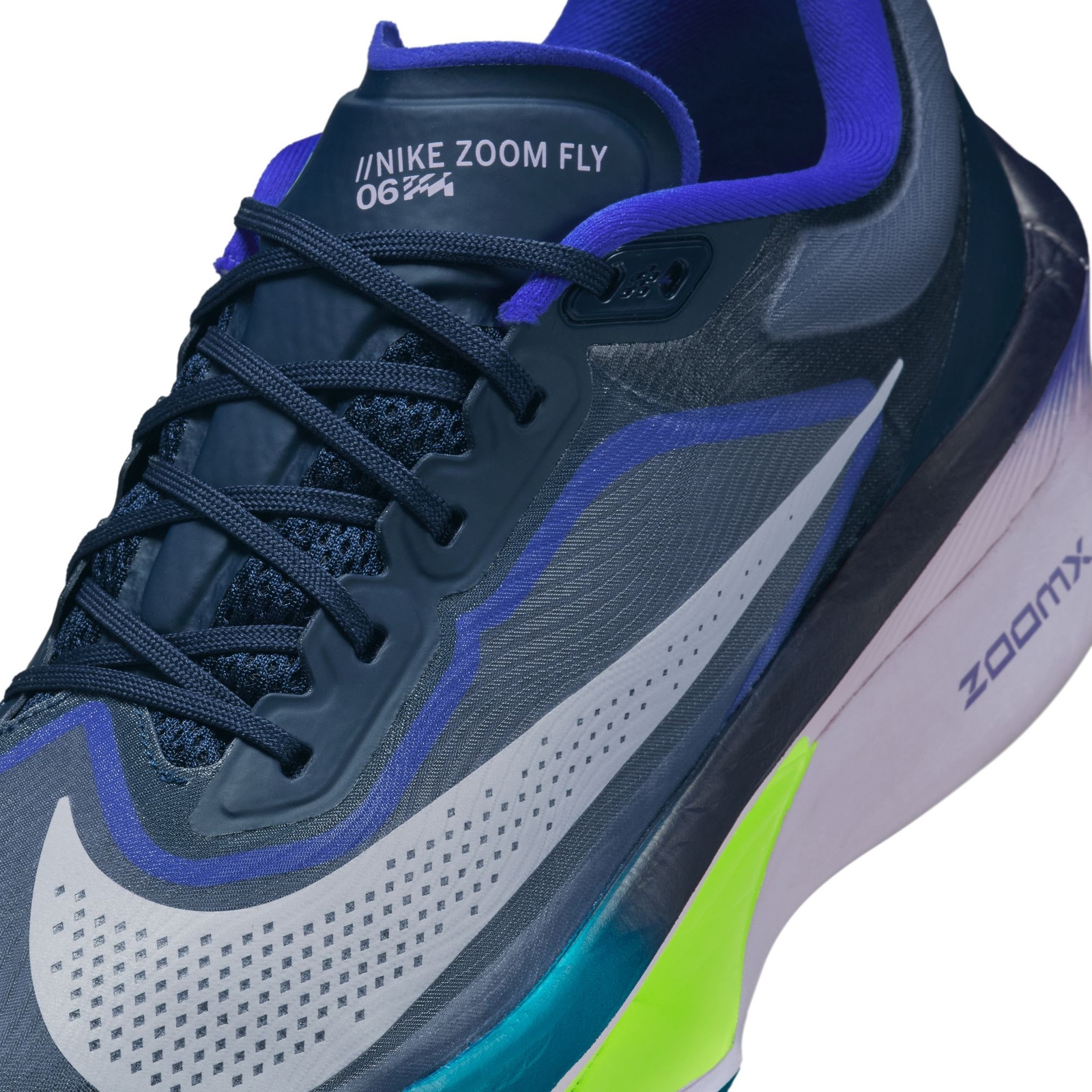 ナイキ（NIKE）（メンズ）ランニングシューズ トレーニングシューズ 部活 ズーム フライ 6 ネイビー FN8454-403 スニーカー