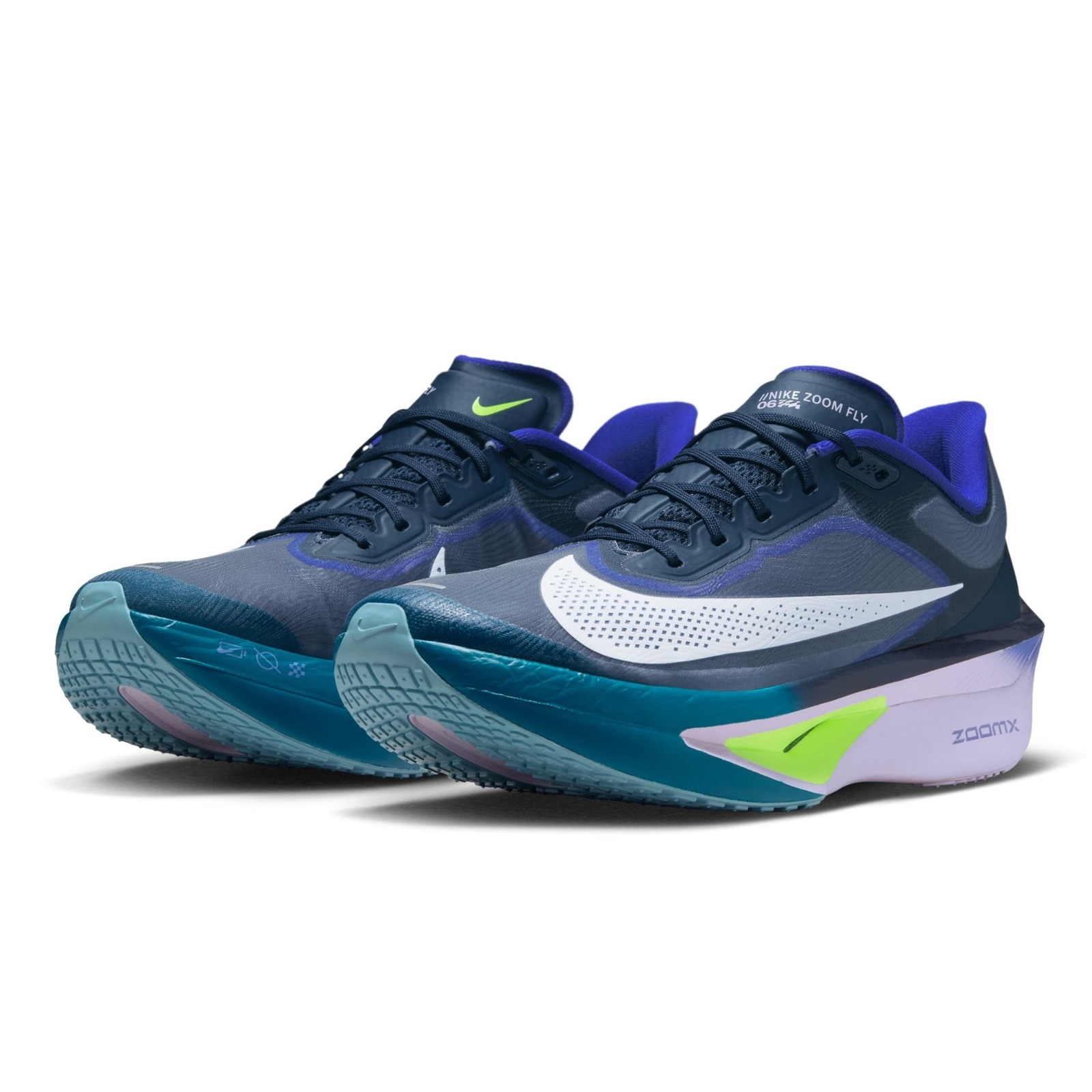 ナイキ（NIKE）（メンズ）ランニングシューズ トレーニングシューズ 部活 ズーム フライ 6 ネイビー FN8454-403 スニーカー