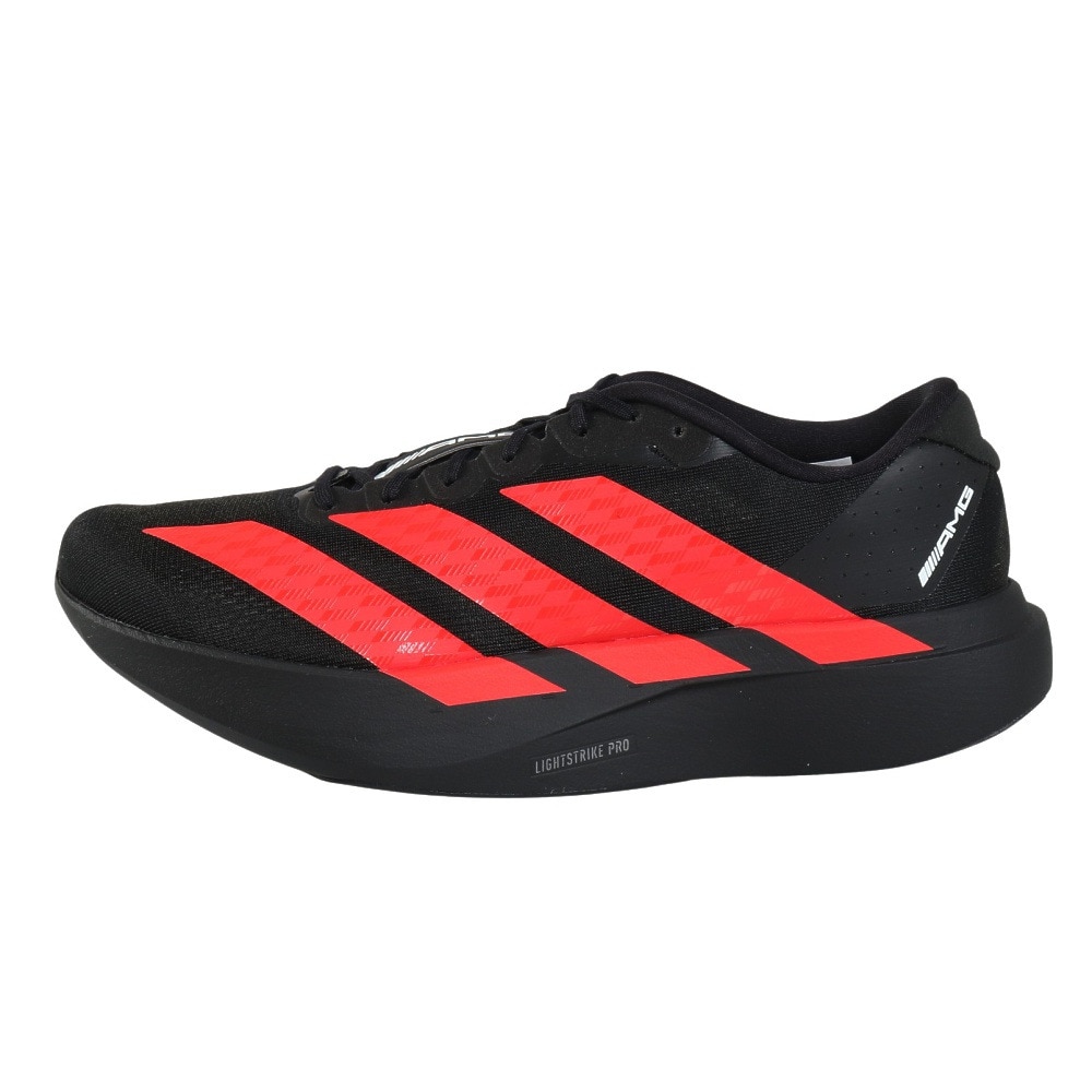 アディダス（adidas）（メンズ）ランニングシューズ トレーニングシューズ 部活 ADIZERO×AMG アディゼロ エヴォ SL AMG ブラック レッド KH8832