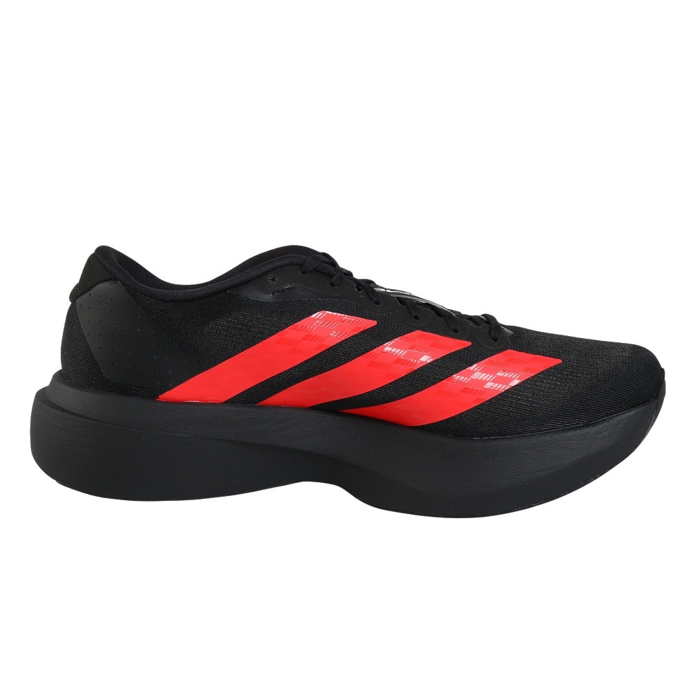 アディダス（adidas）（メンズ）ランニングシューズ トレーニングシューズ 部活 ADIZERO×AMG アディゼロ エヴォ SL AMG ブラック レッド KH8832