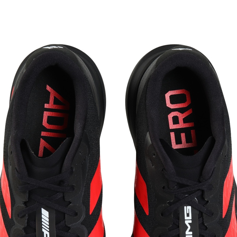 アディダス（adidas）（メンズ）ランニングシューズ トレーニングシューズ 部活 ADIZERO×AMG アディゼロ エヴォ SL AMG ブラック レッド KH8832