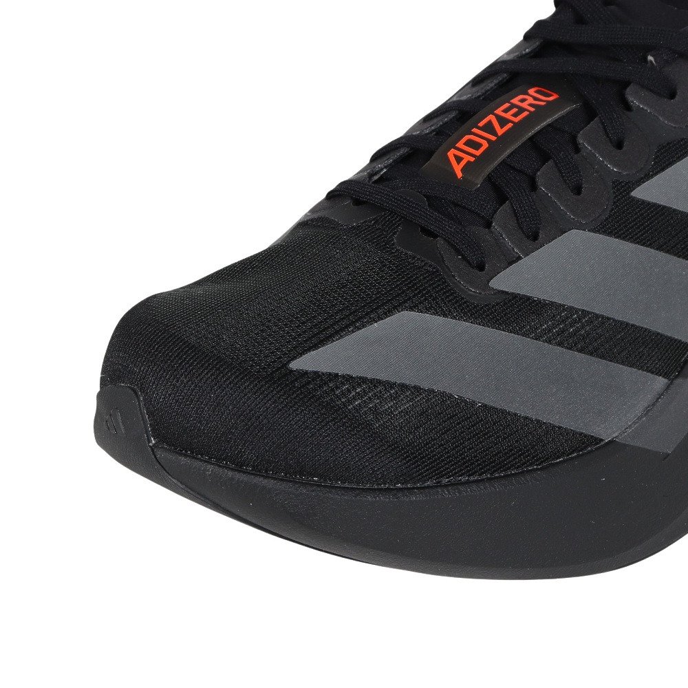アディダス（adidas）（メンズ）ランニングシューズ トレーニングシューズ 部活 アディゼロ EVO SL ブラック KJ1363 スポーツシューズ