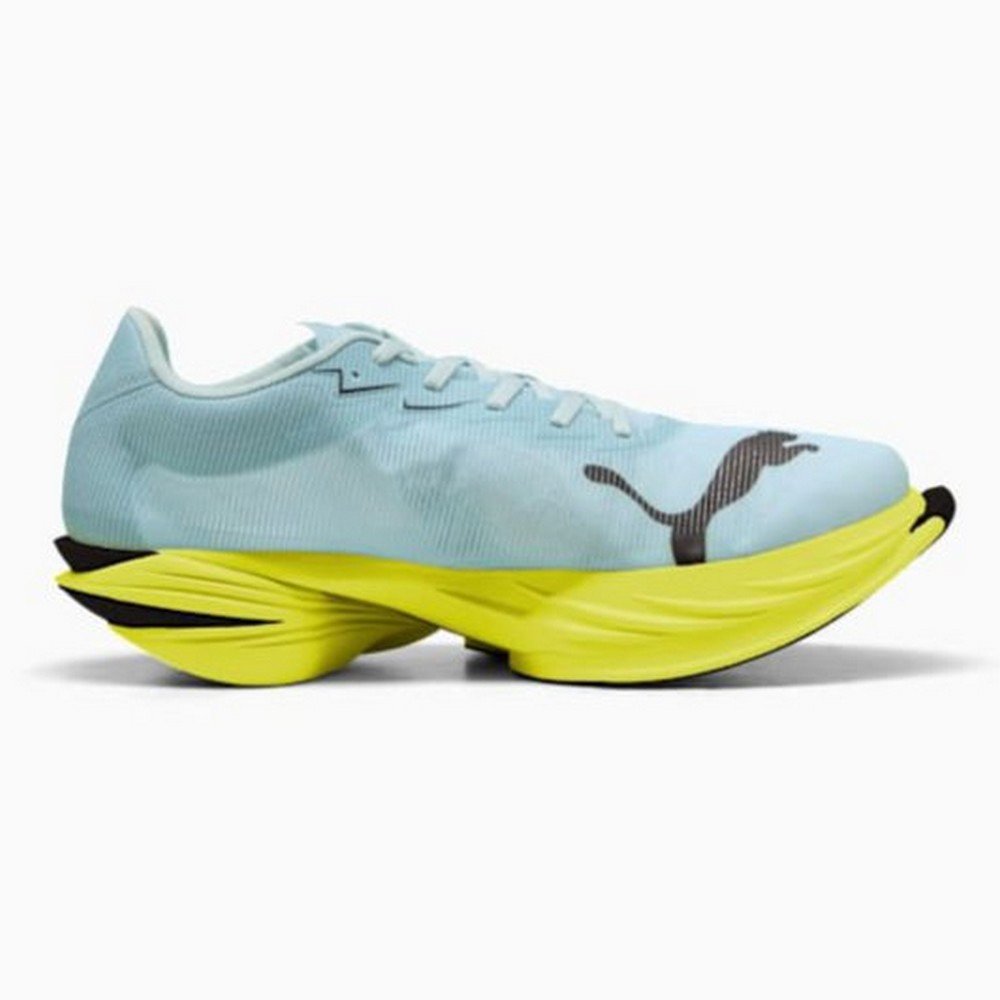 プーマ（PUMA）（メンズ）ランニングシューズ トレーニングシューズ 部活 ファスト-R ニトロ エリート 3 ブルー イエロー 31206009 スポーツ シューズ