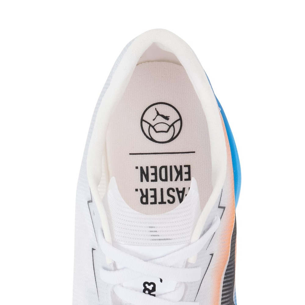 プーマ（PUMA）（メンズ）ランニングシューズ トレーニングシューズ 部活 ファストアール ニトロ エリート 3 駅伝 ホワイト 31341801 スニーカー