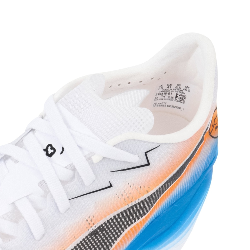 プーマ（PUMA）（メンズ）ランニングシューズ トレーニングシューズ 部活 ファストアール ニトロ エリート 3 駅伝 ホワイト 31341801 スニーカー