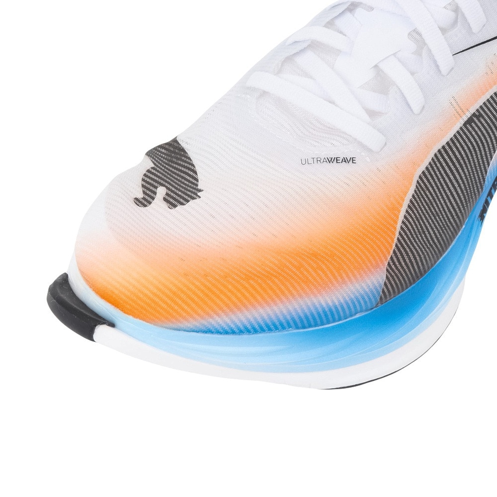 プーマ（PUMA）（メンズ）ランニングシューズ トレーニングシューズ 部活 ファストアール ニトロ エリート 3 駅伝 ホワイト 31341801 スニーカー