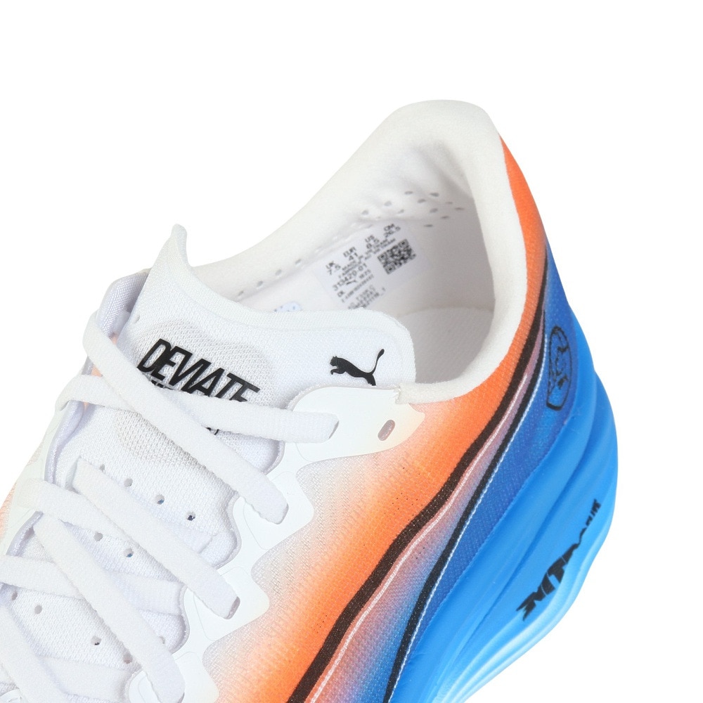プーマ（PUMA）（メンズ）ランニングシューズ トレーニングシューズ ディヴィエイト ニトロ エリート 3 駅伝 ホワイト ブラック 31342001 スニーカー
