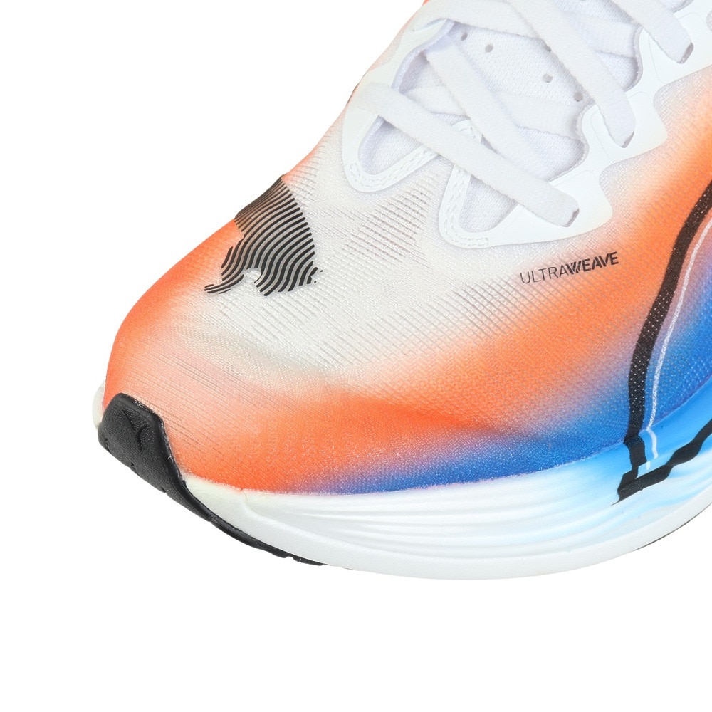 プーマ（PUMA）（メンズ）ランニングシューズ トレーニングシューズ ディヴィエイト ニトロ エリート 3 駅伝 ホワイト ブラック 31342001 スニーカー