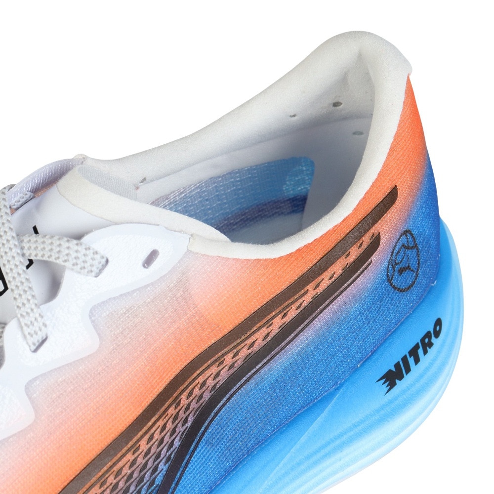 プーマ（PUMA）（メンズ）ランニングシューズ トレーニングシューズ 部活 プロピオ ニトロ 駅伝 ホワイト 31342601 スニーカー