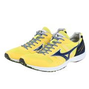 ランニングシューズ トレーニングシューズ 部活 ウエーブエンペラー ジャパン 4 イエロー ネイビー U1GD192021 スポーツシューズ
