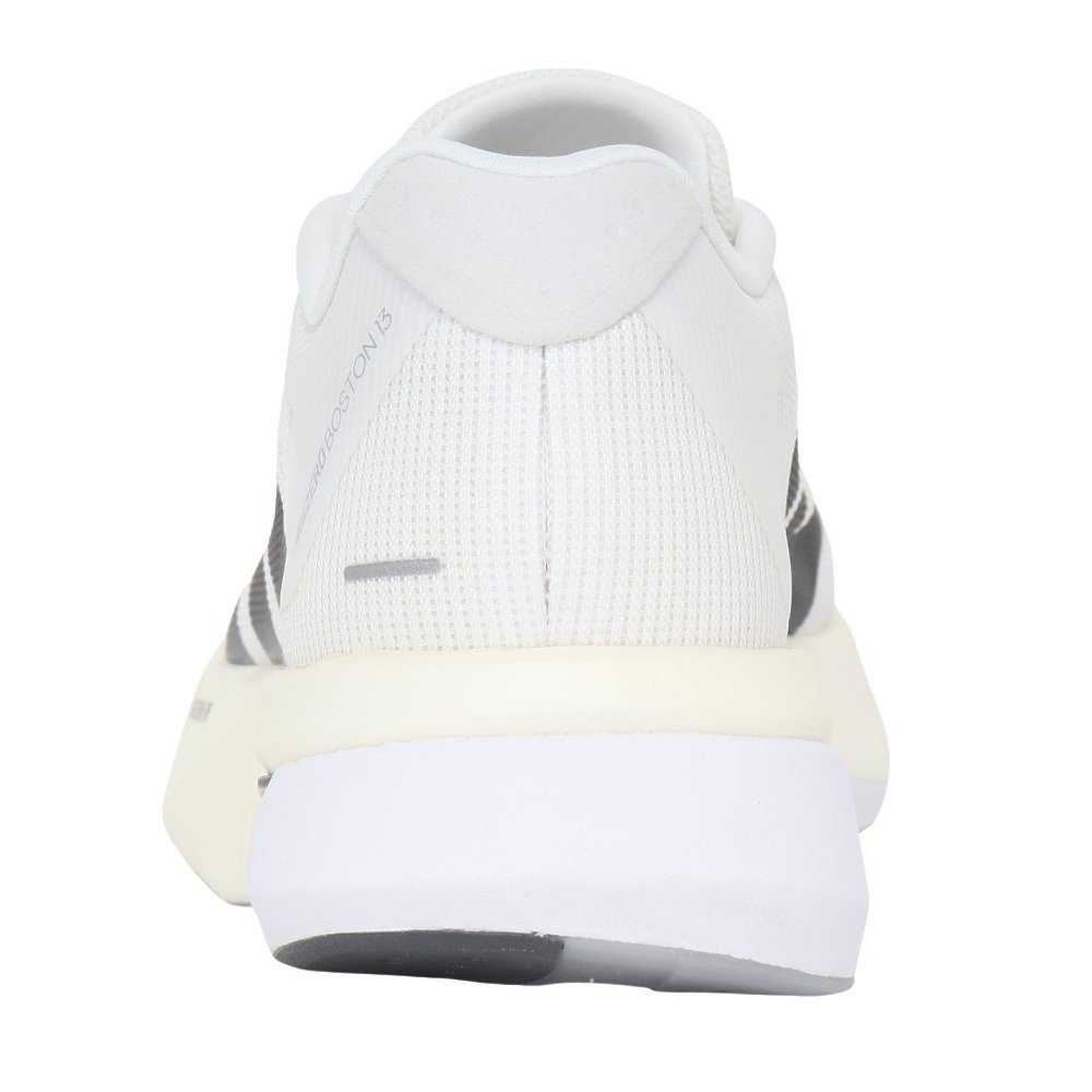 アディダス（adidas）（メンズ）ランニングシューズ トレーニングシューズ 部活 アディゼロ ボストン 13 M ホワイト ブラック ONE38-JS4939 スポーツ シューズ