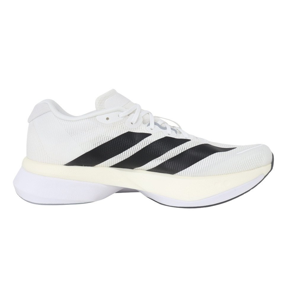 アディダス（adidas）（メンズ）ランニングシューズ トレーニングシューズ 部活 アディゼロ ボストン 13 M ホワイト ブラック ONE38-JS4939 スポーツ シューズ