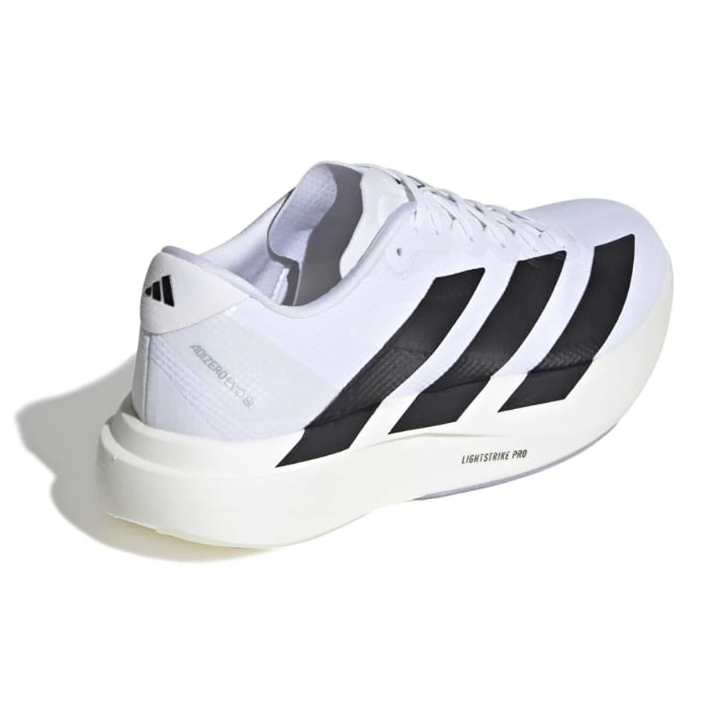 アディダス（adidas）（メンズ）ランニングシューズ トレーニングシューズ 部活 アディゼロ エヴォ SL ホワイト ブラック OOS26-JR1912