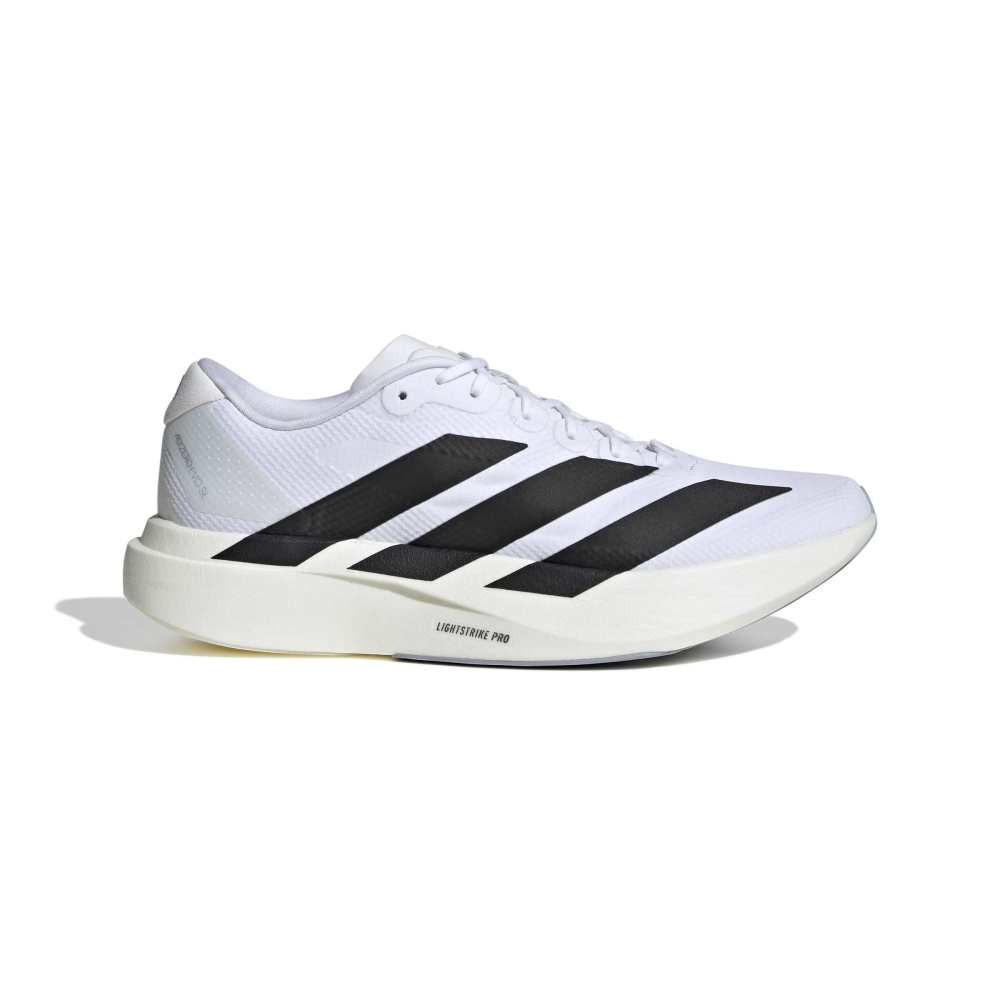 アディダス（adidas）（メンズ）ランニングシューズ トレーニングシューズ 部活 アディゼロ エヴォ SL ホワイト ブラック OOS26-JR1912