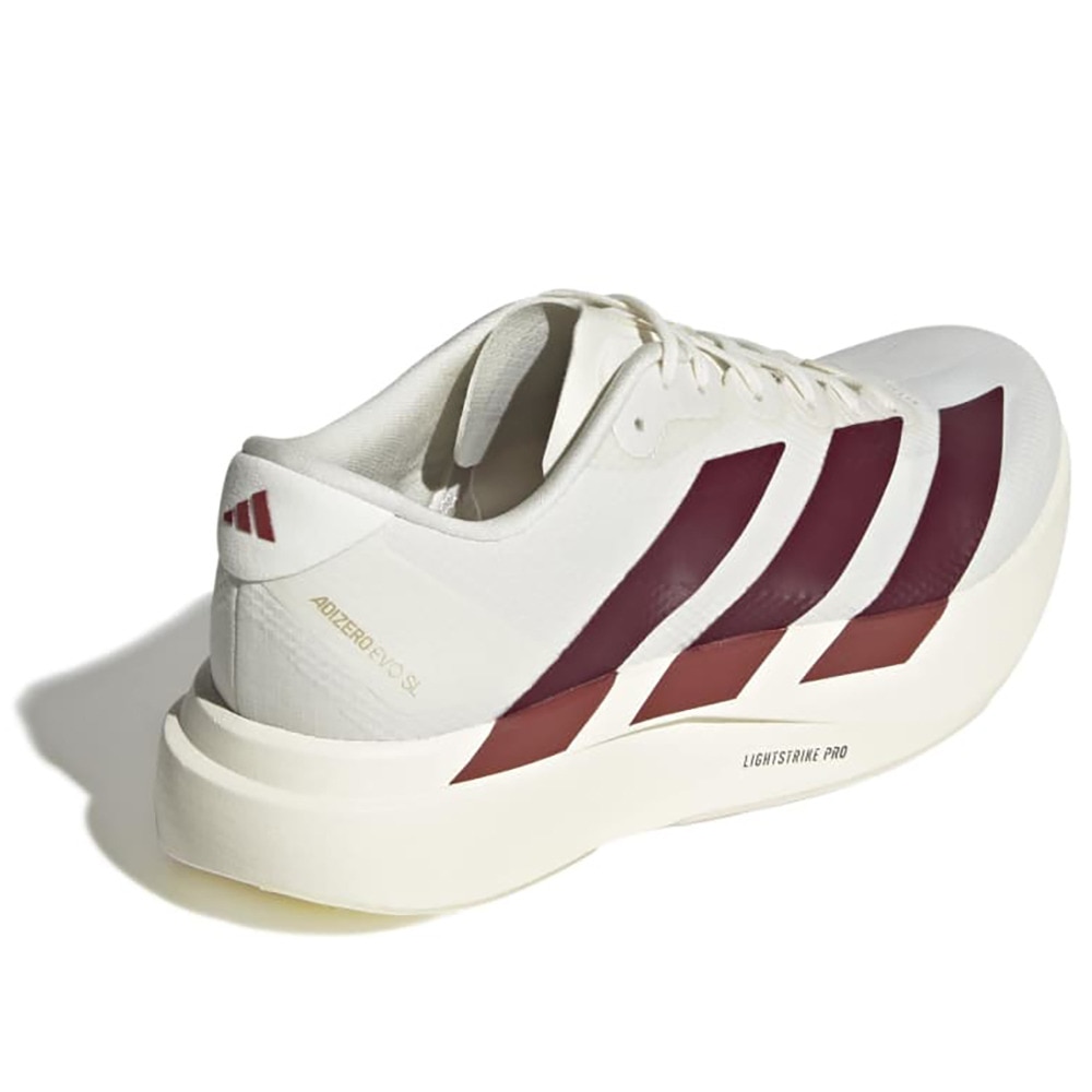 アディダス（adidas）（メンズ）ランニングシューズ トレーニングシューズ 部活 アディゼロ エヴォ SL オフホワイト OOS26-JR2020