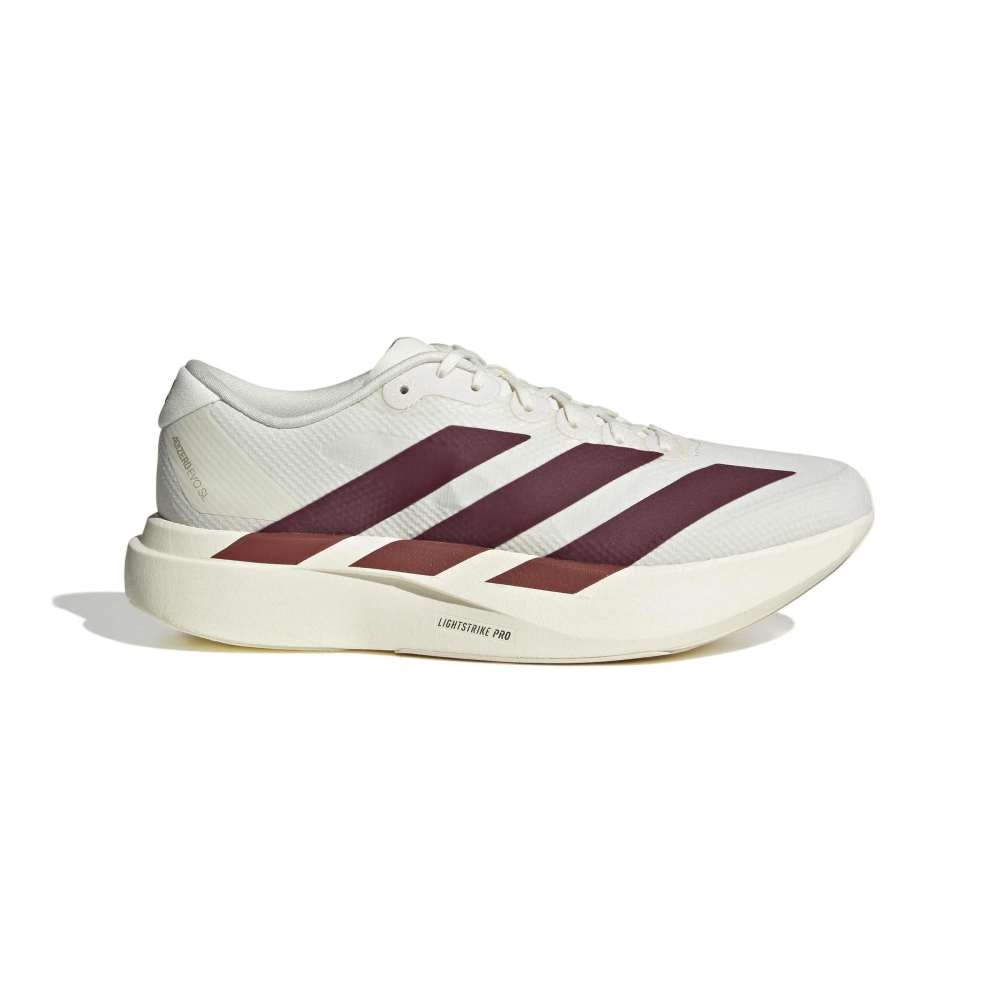 アディダス（adidas）（メンズ）ランニングシューズ トレーニングシューズ 部活 アディゼロ エヴォ SL オフホワイト OOS26-JR2020