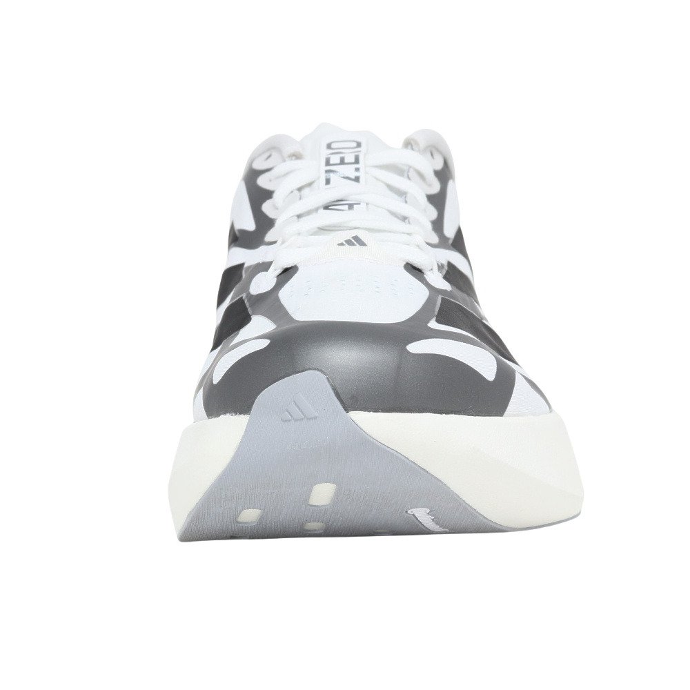 アディダス（adidas）（メンズ）ランニングシューズ トレーニングシューズ 部活 アディゼロ EVO SL EXO ホワイト ブラック OSE14-KI4763 スポーツ シューズ
