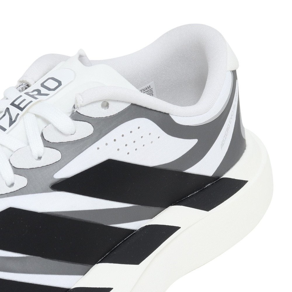 アディダス（adidas）（メンズ）ランニングシューズ トレーニングシューズ 部活 アディゼロ EVO SL EXO ホワイト ブラック OSE14-KI4763 スポーツ シューズ