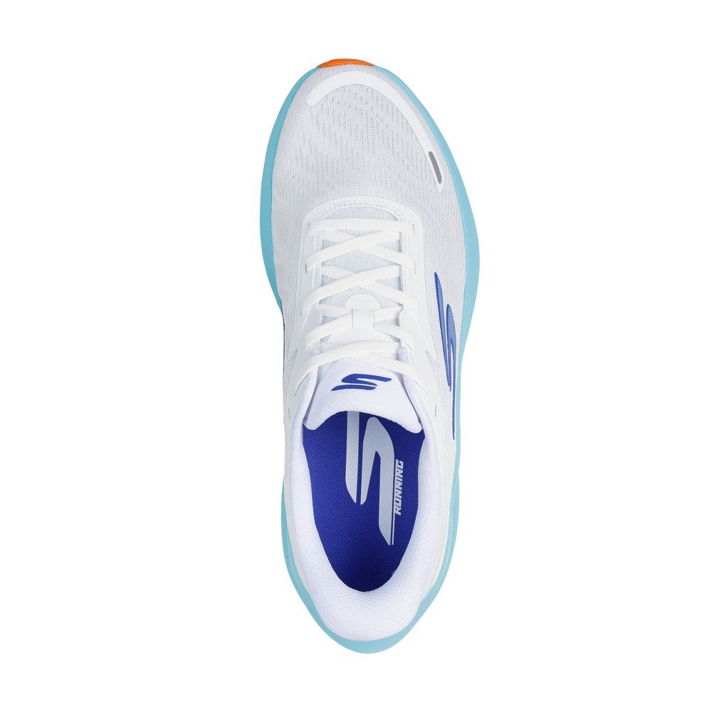 On ホワイト ランニングシューズ　23cm スケッチャーズ（SKECHERS）（メンズ）ランニングシューズ
