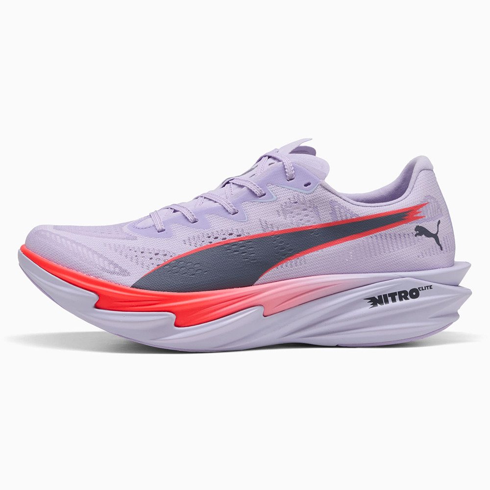 プーマ（PUMA）（メンズ）ランニングシューズ トレーニングシューズ 部活 ディヴィエイト ニトロ エリート 4 パープル 31212708 スポーツ トレーニング