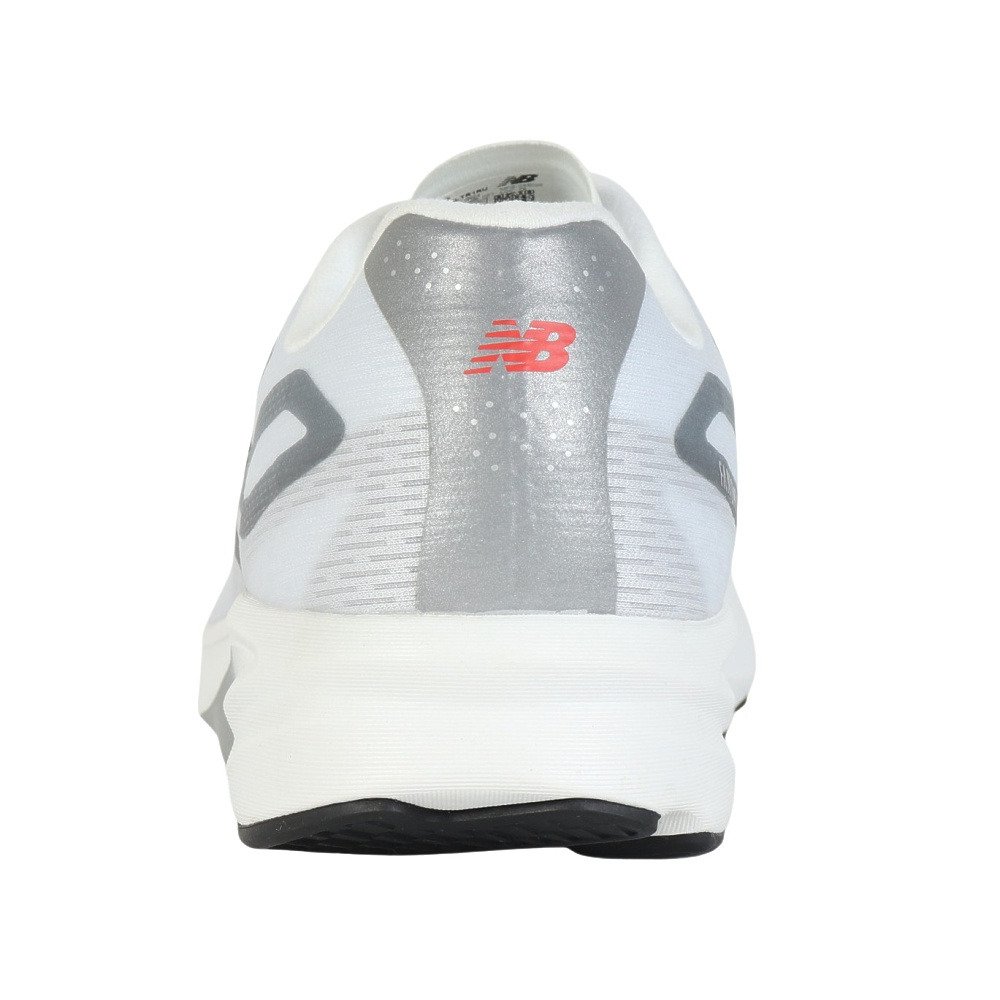 ニューバランス（new balance）（メンズ）ランニングシューズ トレーニングシューズ 部活 FuelCell Flite-R ホワイト グレー MFLTR1RU D