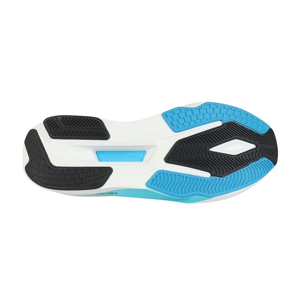 ニューバランス（new balance）（メンズ）ランニングシューズ トレーニングシューズ 部活 FuelCell Flite-R ホワイト ブルー MFLTR9V1 D