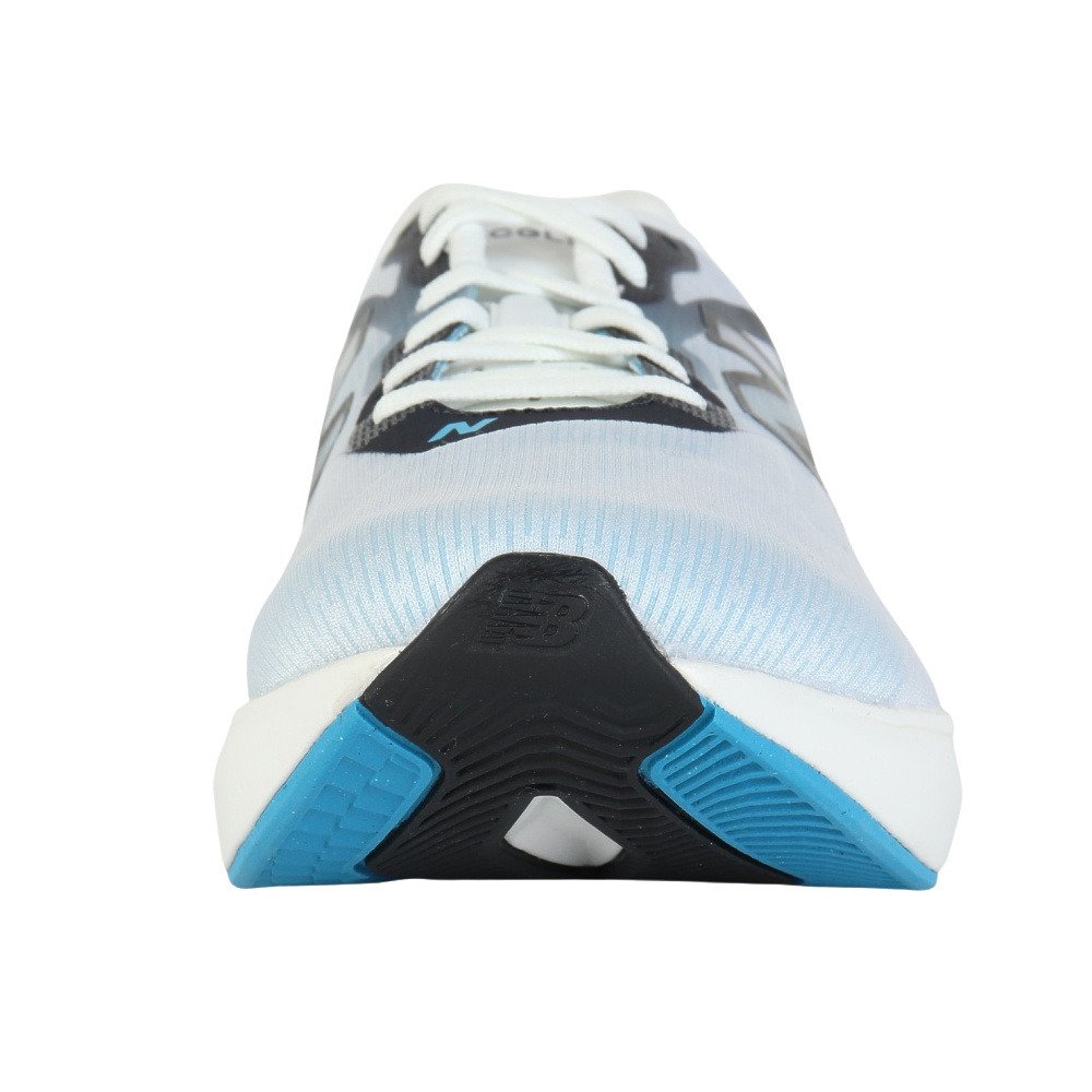 ニューバランス（new balance）（メンズ）ランニングシューズ トレーニングシューズ 部活 FuelCell Flite-R ホワイト ブルー MFLTR9V1 D