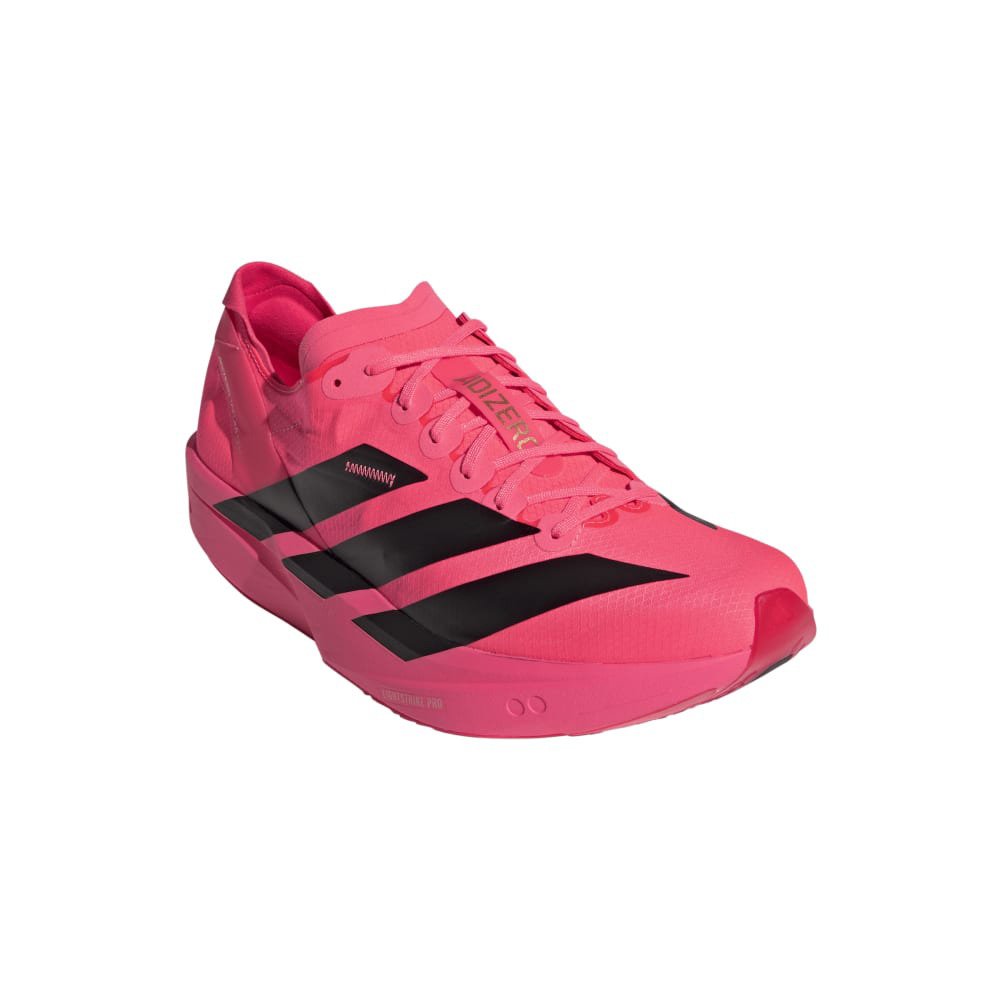アディダス（adidas）（メンズ）ランニングシューズ トレーニングシューズ 部活 アディゼロ タクミ セン 11 ランニング ショックピンク NNO00-KI5711