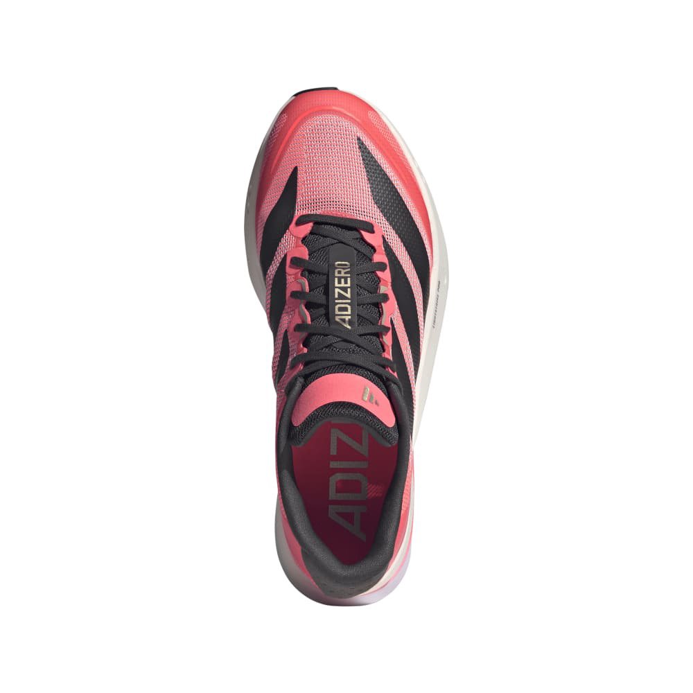 アディダス（adidas）（メンズ）ランニングシューズ トレーニングシューズ 部活 アディゼロ ボストン 13 レッド ブラック ONE38-KI3150 スポーツシューズ