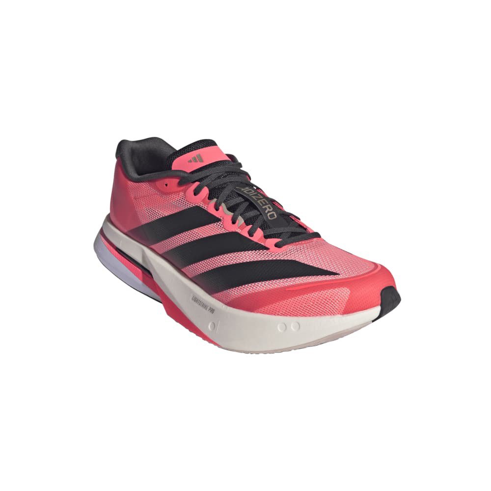 アディダス（adidas）（メンズ）ランニングシューズ トレーニングシューズ 部活 アディゼロ ボストン 13 レッド ブラック ONE38-KI3150 スポーツシューズ