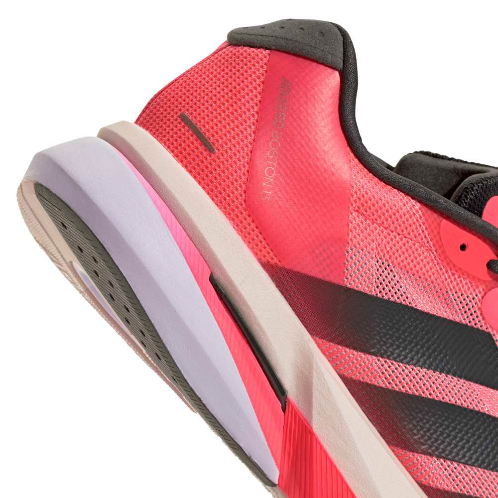 アディダス（adidas）（メンズ）ランニングシューズ トレーニングシューズ 部活 アディゼロ ボストン 13 レッド ブラック ONE38-KI3150 スポーツシューズ