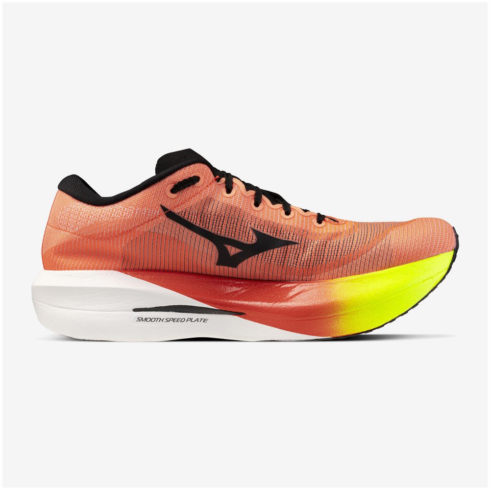 ミズノ（MIZUNO）（メンズ、レディース）ランニングシューズ トレーニングシューズ 部活 ハイパーワープ ピュア オレンジ ブラック J1GC267081 お一人様一点まで