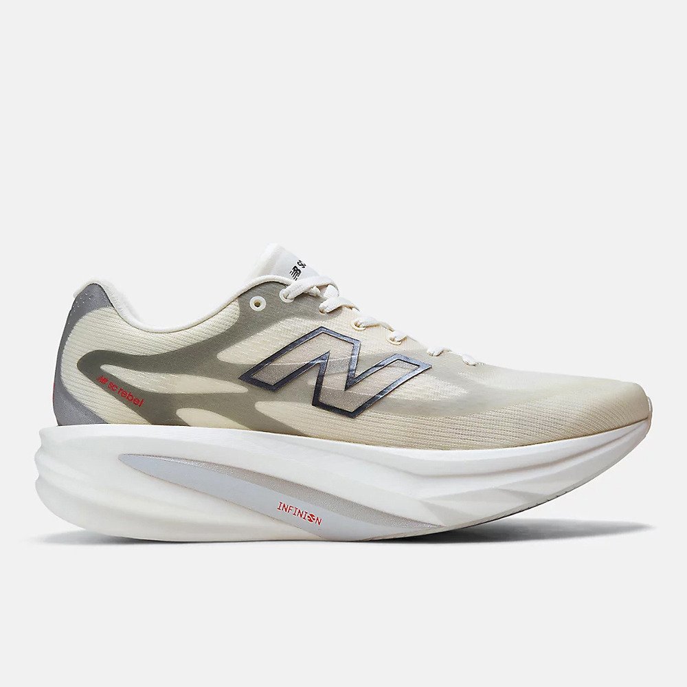 ニューバランス（new balance）（メンズ）ランニングシューズ トレーニングシューズ 部活 スーパーコンプ レベル v1 クリーム MREBX9S5 D