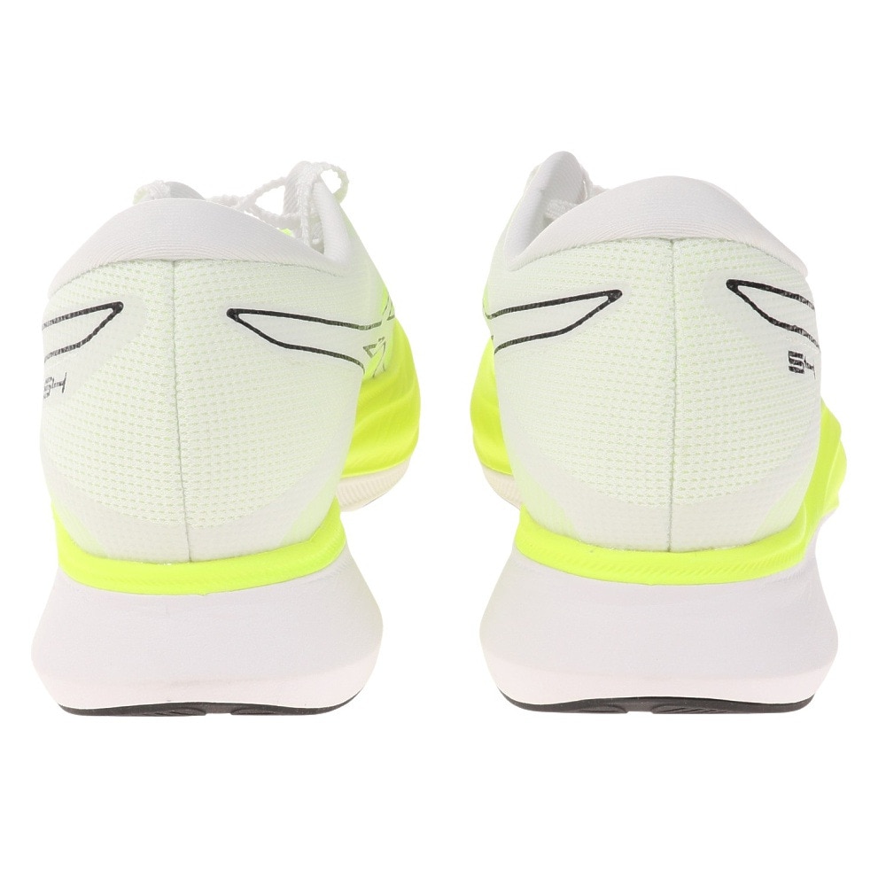 アシックス（ASICS）（メンズ、レディース）ランニング シューズ S4 ホワイト イエロー 1013A129.300 スニーカー ジョキング レース  トレーニング 部活