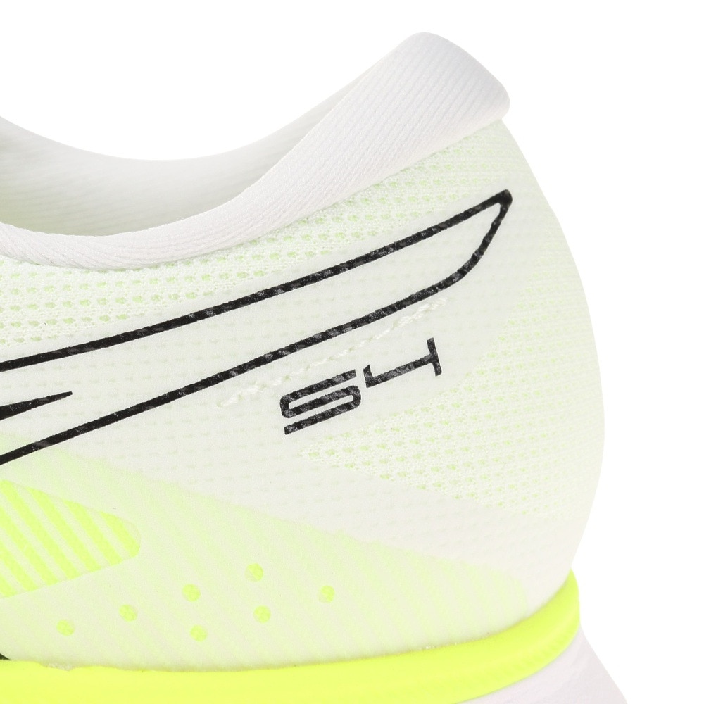 アシックス（ASICS）（メンズ、レディース）ランニング シューズ S4 ホワイト イエロー 1013A129.300 スニーカー ジョキング レース  トレーニング 部活