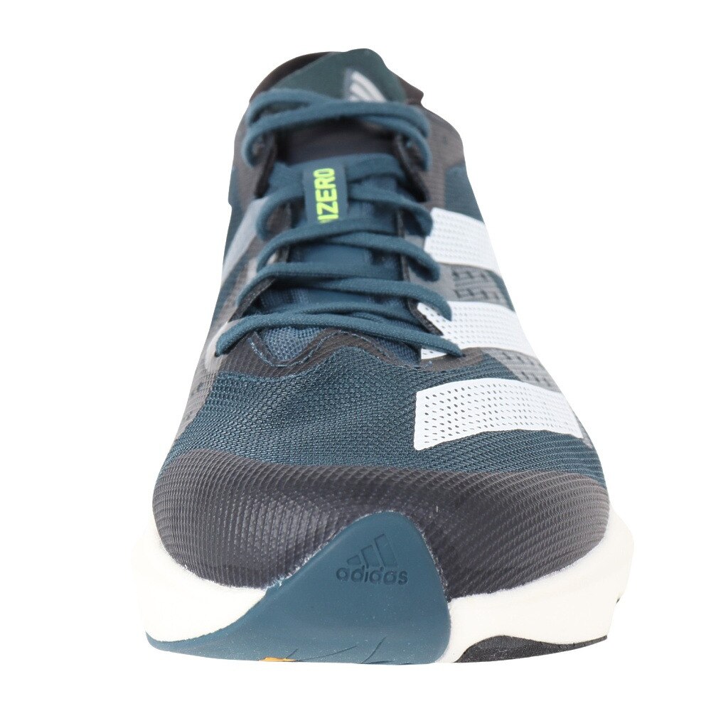 アディダス（adidas）（メンズ、レディース）ランニングシューズ アディゼロ タクミ セン 9 ブラック ID6937 スニーカー レース トレーニング 軽量 陸上 部活
