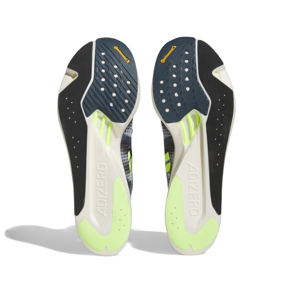 アディダス（adidas）（メンズ）ランニングシューズ アディゼロ タクミ セン 9 グレー イエロー IG3133 スニーカー レース トレーニング 軽量 陸上 部活
