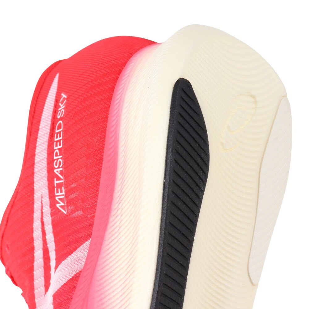 アシックス（ASICS）（メンズ、レディース）ランニングシューズ メタスピード スカイ プラス ピンク ホワイト 1013A115.700 スニーカー トレーニング 軽量