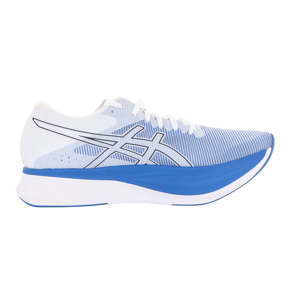 アシックス（ASICS）（メンズ）ランニングシューズ S4 ブルー ホワイト 1013A129.400 スニーカー レース マラソン トレーニング 部活 反発性 安定性 厚底