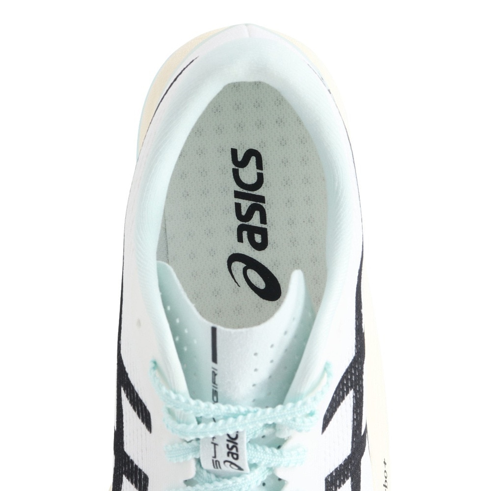 アシックス（ASICS）（メンズ、レディース）ランニングシューズ S4+ YOGIRI ホワイト ブラック 1013A158.100 スニーカー 部活 軽量